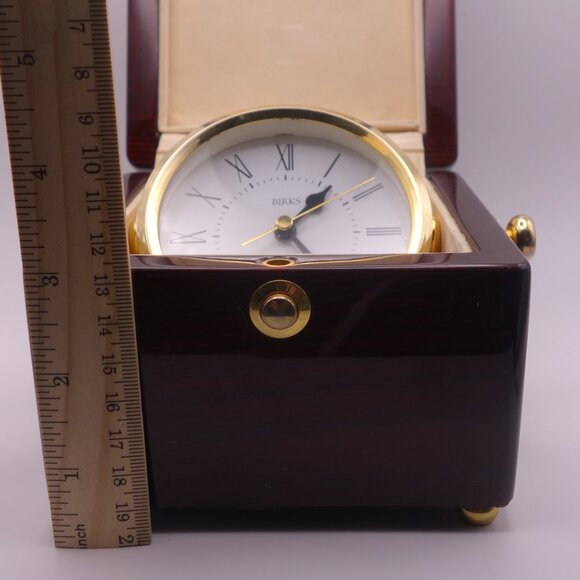 Vintage Birks Quartz Clock in a Box - Clock is working! - Picture 11 of 11